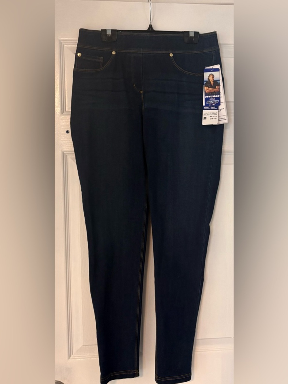 Nygard Slims Luxe Denim Jegging | Size M (10-12) | Dark Wash | NWT